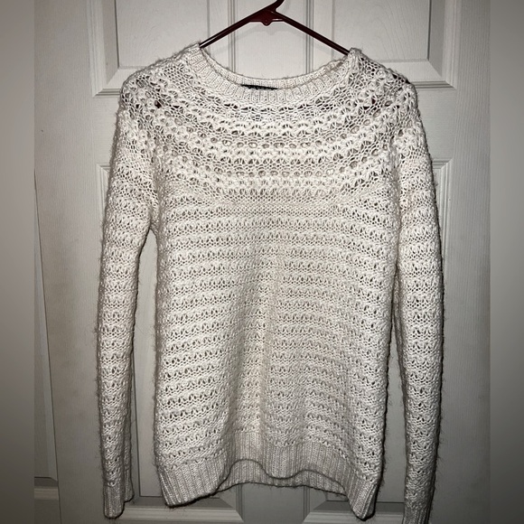 Lauren Ralph Lauren Open Knit Spring Sweater - Ivory - Picture 1 of 3